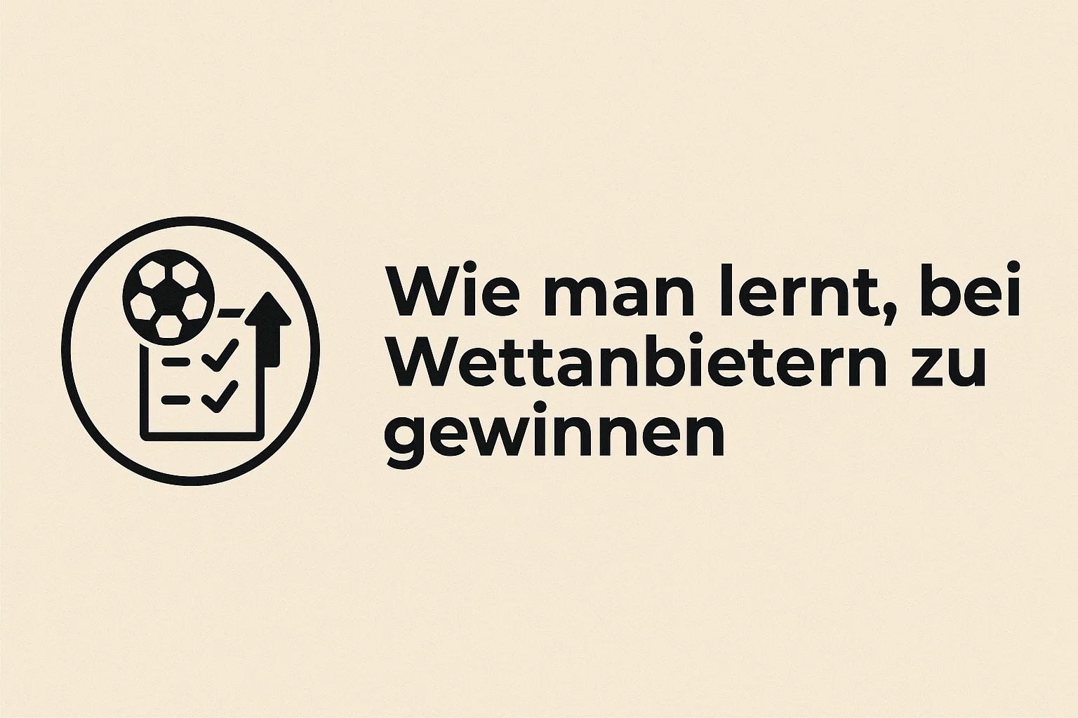 Wie man lernt, bei Wettanbietern zu gewinnen